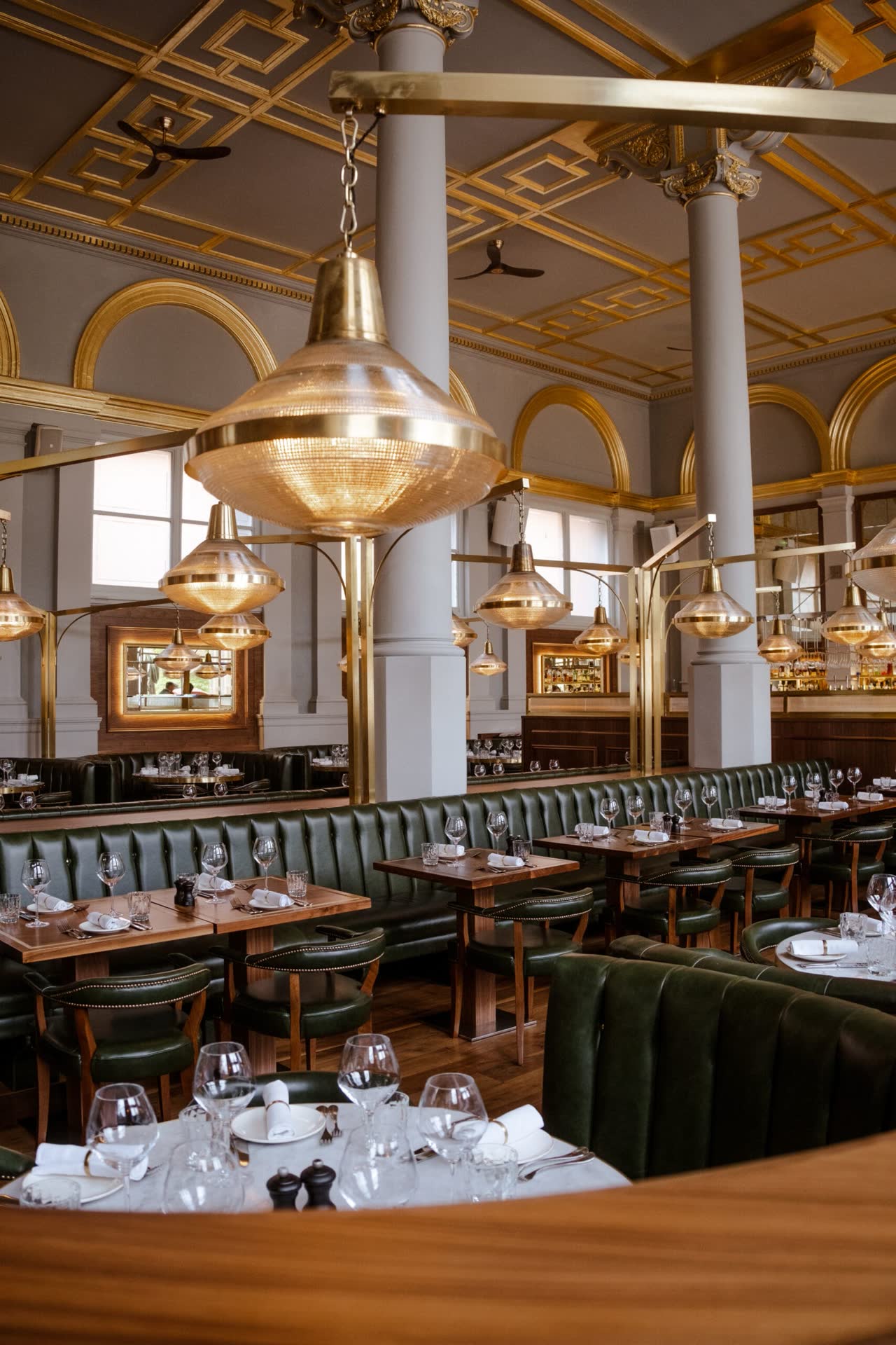 A table set for guests inside an Individual Restaurants venue